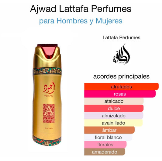 Ajwad Lattafa Perfumes

para Hombres y Mujeres